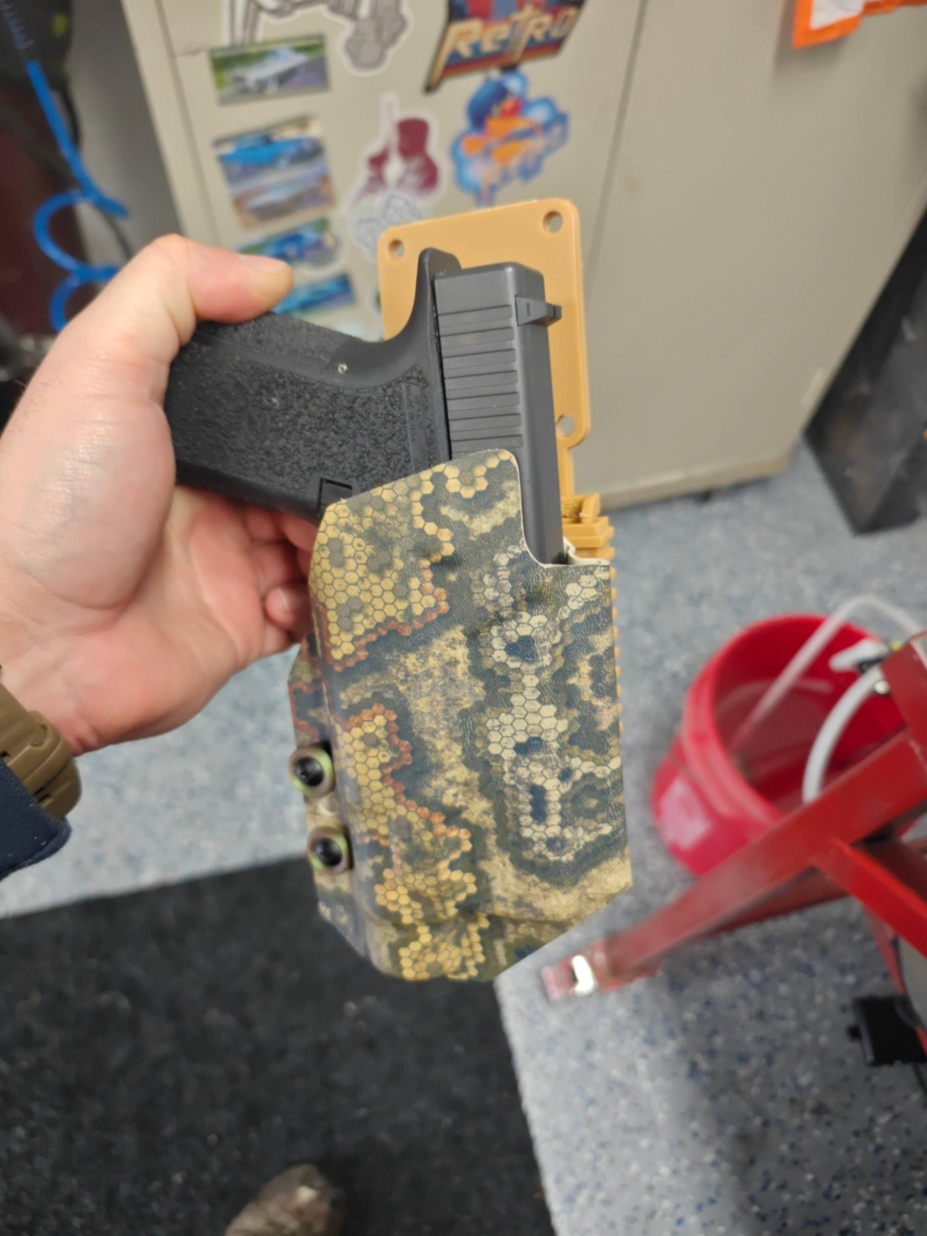 Hyde Tactical OWB Competition QLS Light-Bearing Holster