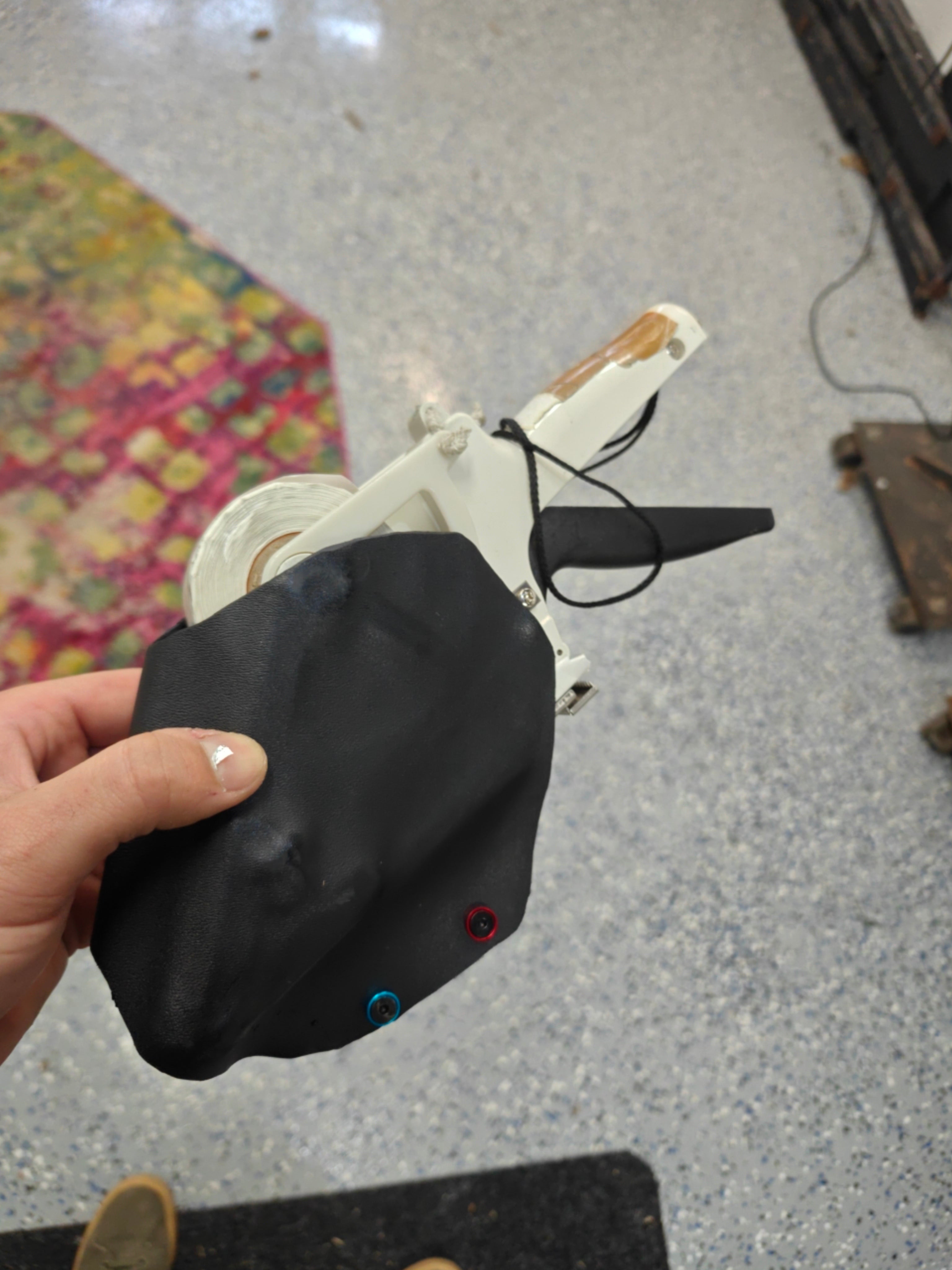 "Tape like a GM Holster" Towa APN -30 Label Applicator Kydex Holster